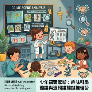 【證書課程】CSI Inspector 🕵️‍♂️ 💡 少年福爾摩斯：趣味科學鑑證與邏輯證據鏈推理營