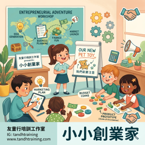 【證書課程】Pitch Perfect 🚀 小小創業家:青少年商業提案、企劃書與融資演說初班