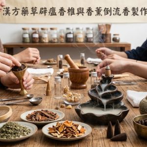 Herbal Smudge 🌿 💡 漢方藥草辟瘟香椎與香薰倒流香製作班